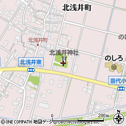 石川県小松市北浅井町（ロ）周辺の地図