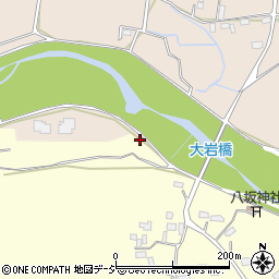 栃木県栃木市岩出町406周辺の地図