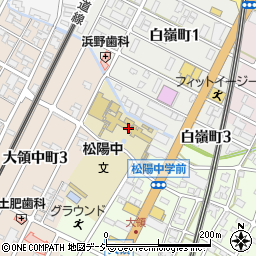 小松市立松陽中学校周辺の地図