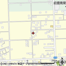 群馬県前橋市東片貝町308周辺の地図