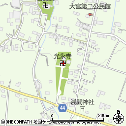 栃木県栃木市大宮町1523周辺の地図