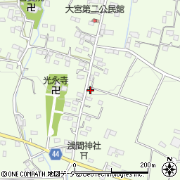 栃木県栃木市大宮町1495周辺の地図