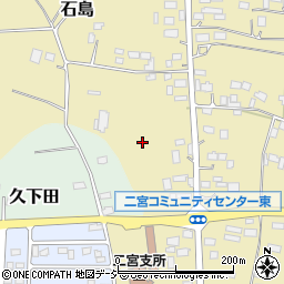 栃木県真岡市石島周辺の地図