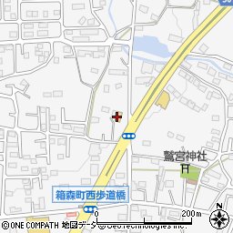セブンイレブン栃木箱森店周辺の地図