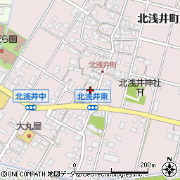 石川県小松市北浅井町イ142-1周辺の地図