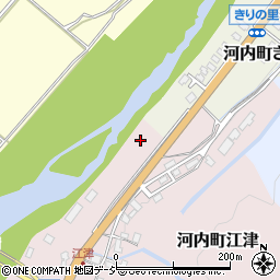 石川県白山市河内町江津甲周辺の地図