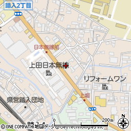 ヒオキ楽器　東信事業部周辺の地図