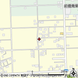 群馬県前橋市東片貝町304周辺の地図