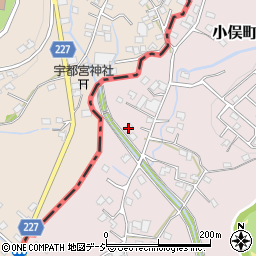 栃木県足利市小俣町1135-1周辺の地図