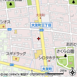 ほぐしやさん　前橋大友店周辺の地図