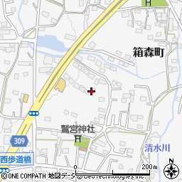 栃木住宅公園周辺の地図