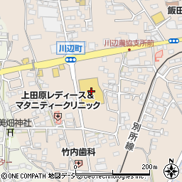 ホームセンタームサシ上田店周辺の地図