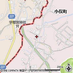 栃木県足利市小俣町1135-2周辺の地図