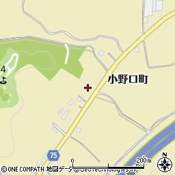 栃木県栃木市小野口町405周辺の地図