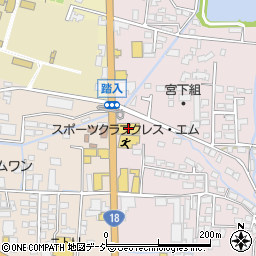 西松屋チェーン上田店周辺の地図