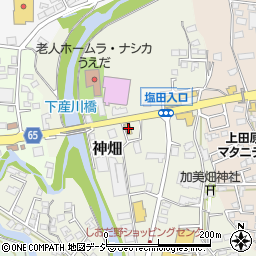 ファミリーマート上田神畑店周辺の地図