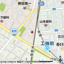 茨城県ひたちなか市勝田本町25-5周辺の地図