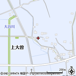 栃木県真岡市上大曽419周辺の地図