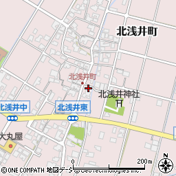 石川県小松市北浅井町イ153周辺の地図