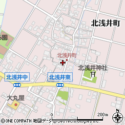 石川県小松市北浅井町イ109周辺の地図