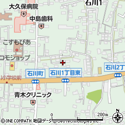 茨城県水戸市石川周辺の地図