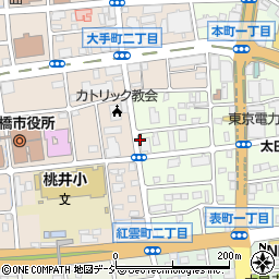 日本政策金融公庫　前橋支店中小企業事業周辺の地図
