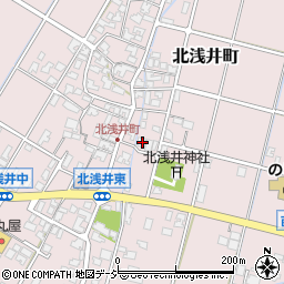 石川県小松市北浅井町イ313周辺の地図