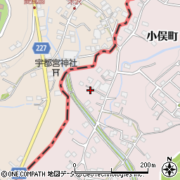 栃木県足利市小俣町1135周辺の地図