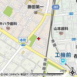 茨城県ひたちなか市勝田本町25-1周辺の地図