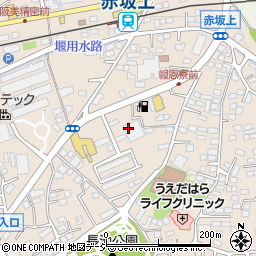 ファミリードラッグ上田原店周辺の地図