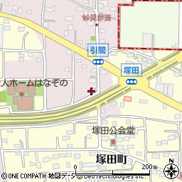 群馬県高崎市引間町16-2周辺の地図