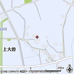 栃木県真岡市上大曽412周辺の地図