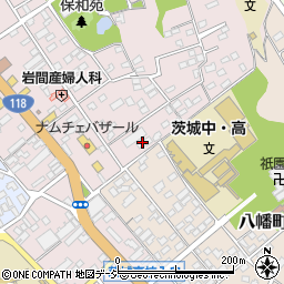 茨城県水戸市松本町1-42周辺の地図