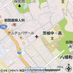 茨城県水戸市松本町1-41周辺の地図
