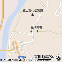 岐阜県飛騨市宮川町塩屋4周辺の地図