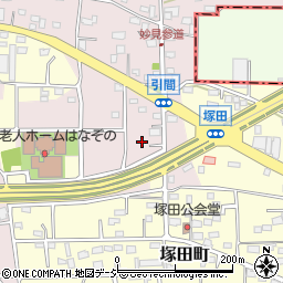 群馬県高崎市引間町17周辺の地図