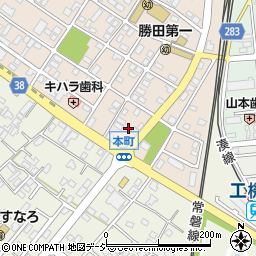 茨城県ひたちなか市勝田本町28周辺の地図