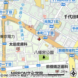 日新火災前橋ビル周辺の地図