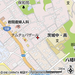 茨城県水戸市松本町1-3周辺の地図