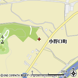 栃木県栃木市小野口町402周辺の地図
