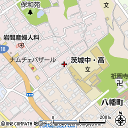 茨城県水戸市松本町1-39周辺の地図