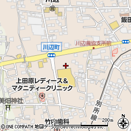 ホームセンタームサシ上田店駐車場周辺の地図
