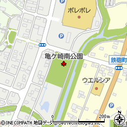 亀ケ崎南公園周辺の地図