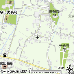 栃木県栃木市大宮町1593周辺の地図