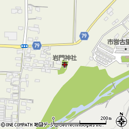 岩門神社周辺の地図