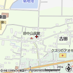 長野県上田市吉田田中周辺の地図
