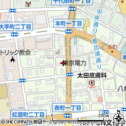 セブンイレブン前橋本町１丁目店周辺の地図