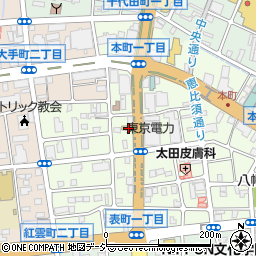 セブンイレブン前橋本町１丁目店周辺の地図