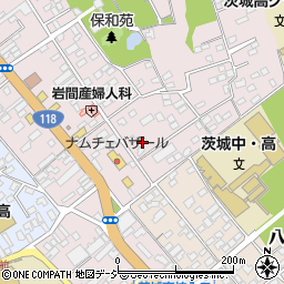 茨城県水戸市松本町2-2周辺の地図