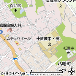茨城県水戸市松本町1-36周辺の地図